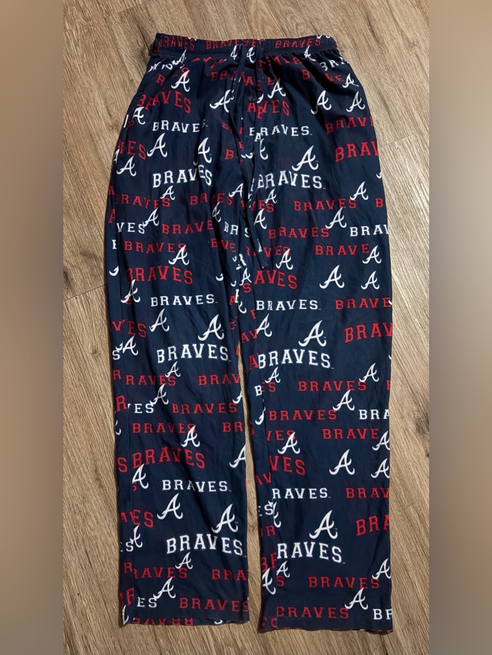 Concepts Sport - Atlanta Braves Navy Logo Lounge Pants - Size Small